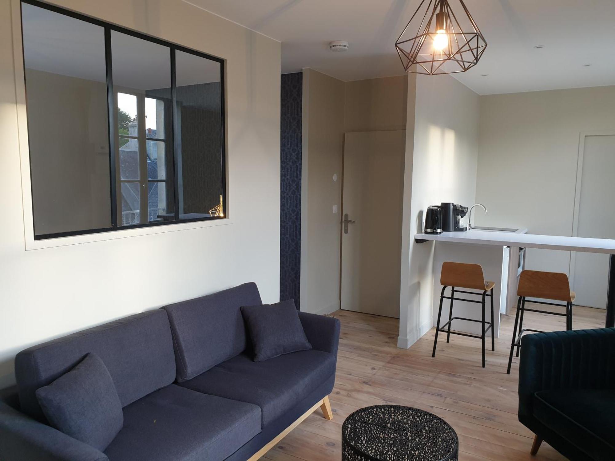 Au Loup Historic Apartments Bayeux Chambre photo